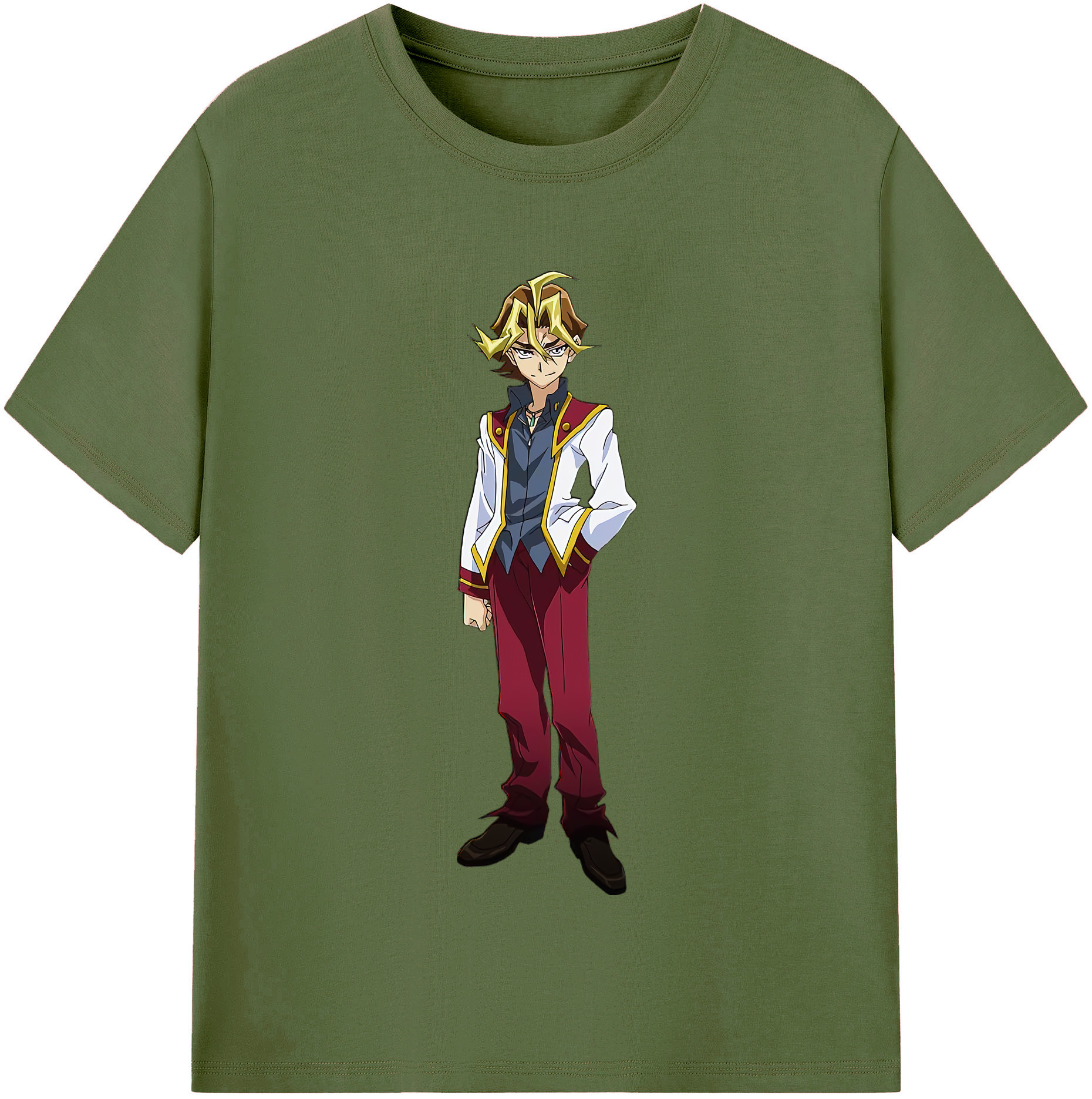 （画像用） 遊☆戯☆王 Yu-Gi-Oh! 綿100％半袖Tシャツ（フロントプリント）